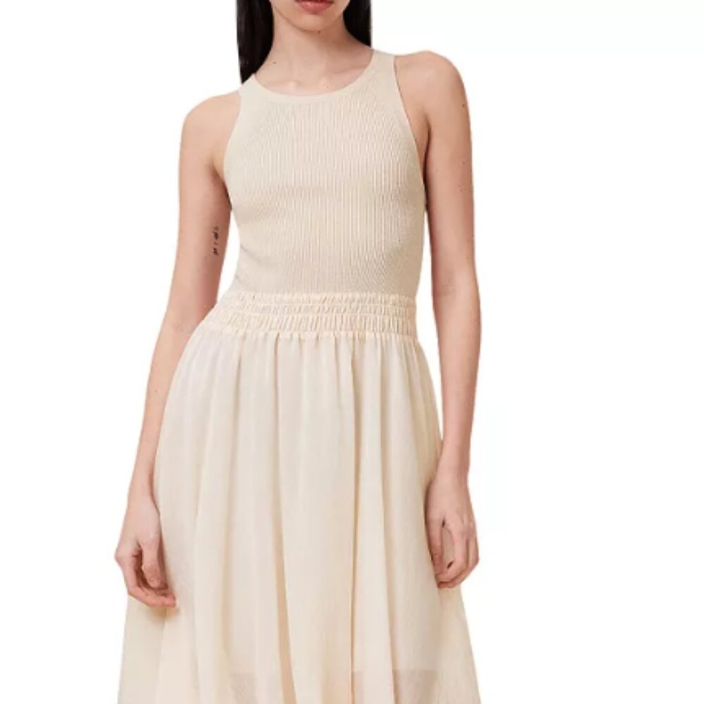 ALLSAINTS Almond White Zenia Maxi Dress Size S NWOT